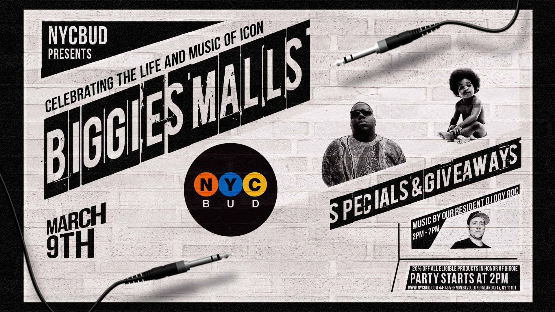 Biggie Smalls Bud Brunch 3/9/2025