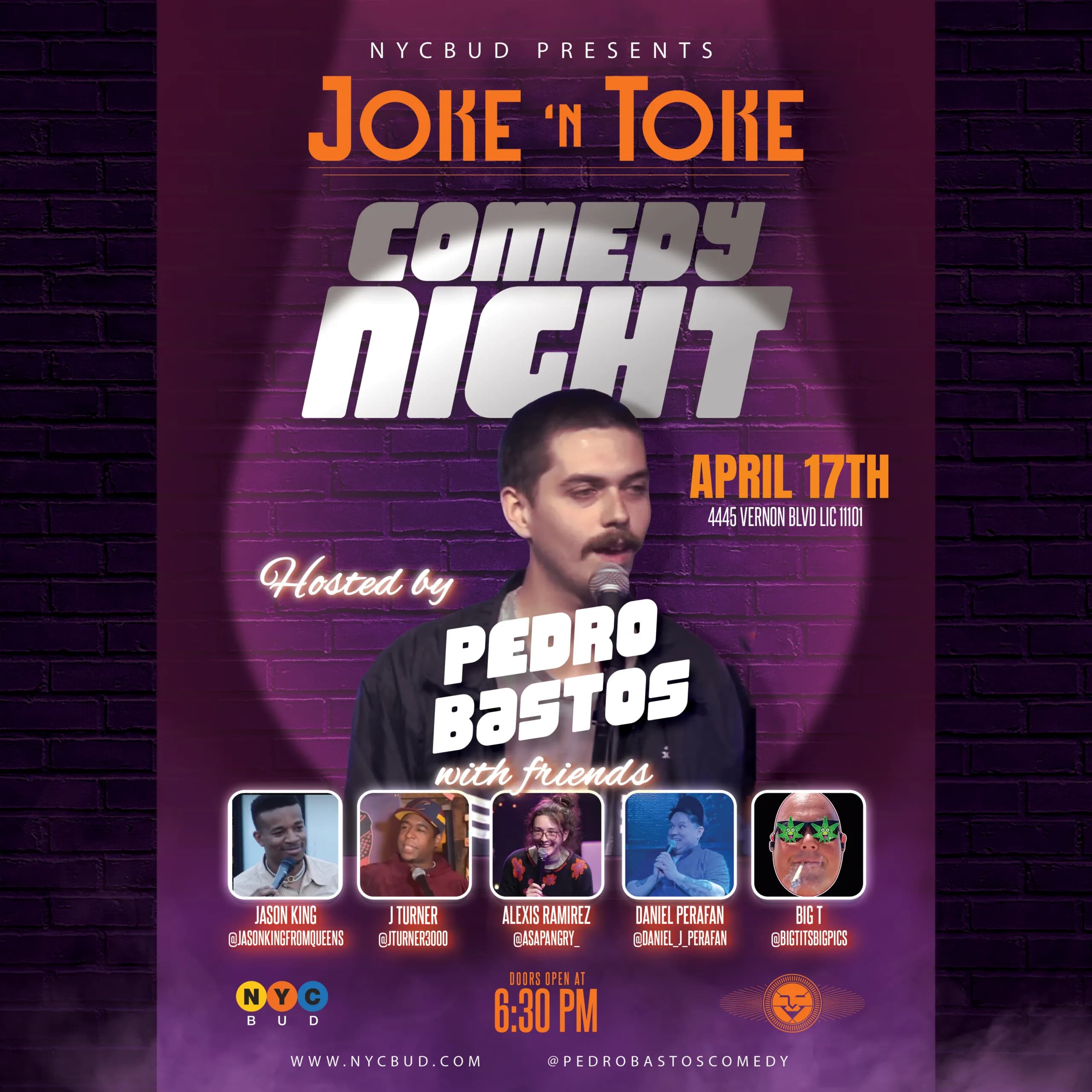 Joke &#8216;n Toke Comedy Night