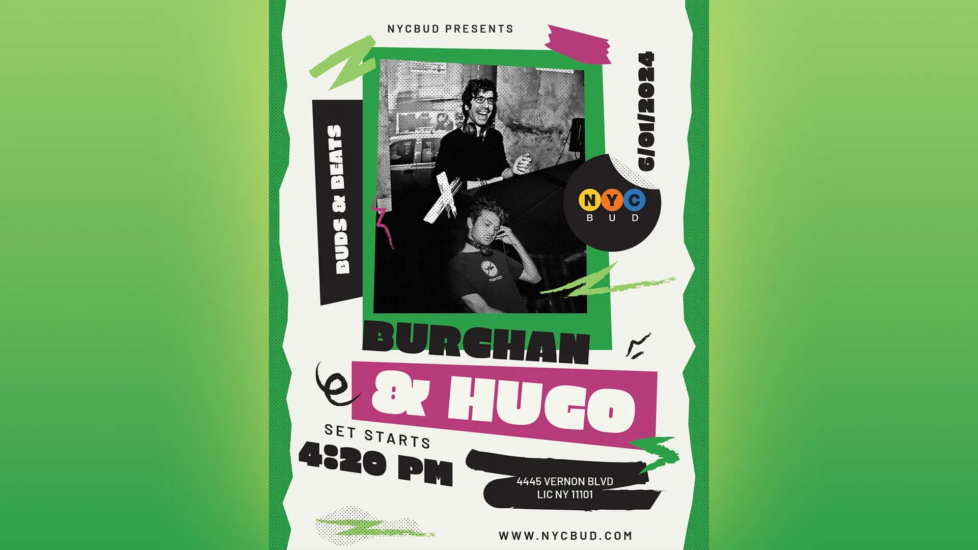 Buds &#038; Beats with Burchan and Hugo