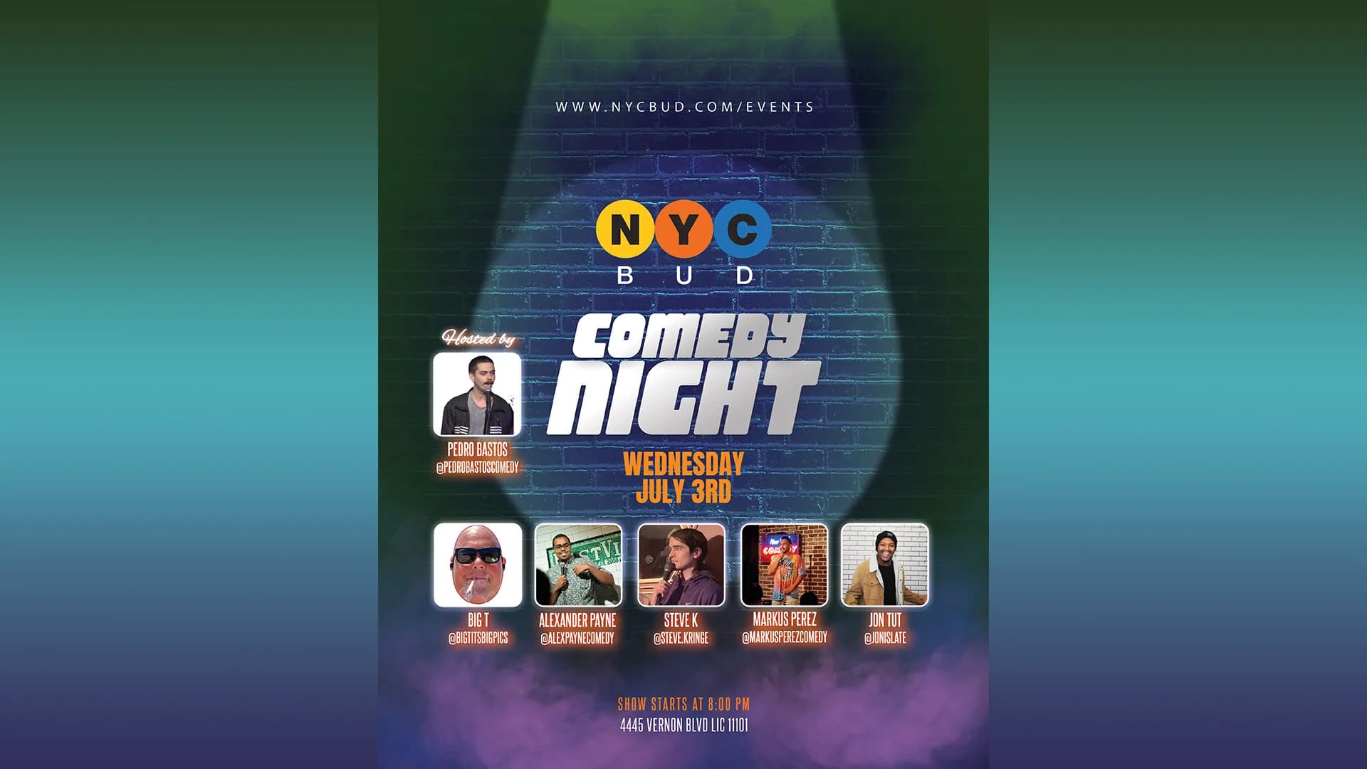 NYC BUD Comedy Night
